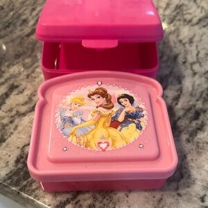 Princess Pink and hot pink sandwich cintainer